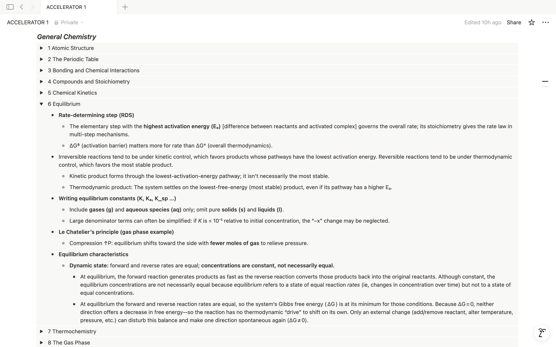 MCAT Accelerator Notes