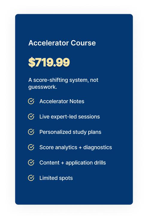 MCAT Accelerator Course